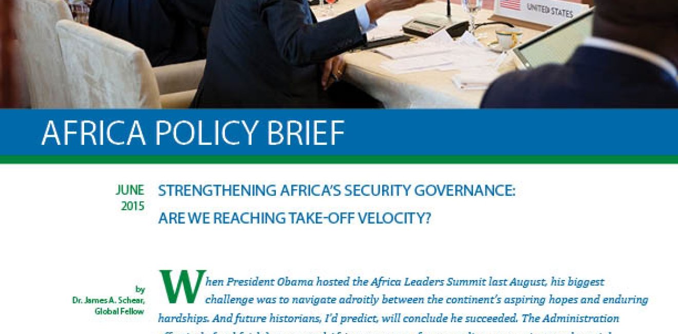 Strengthening Africa's Security Governance