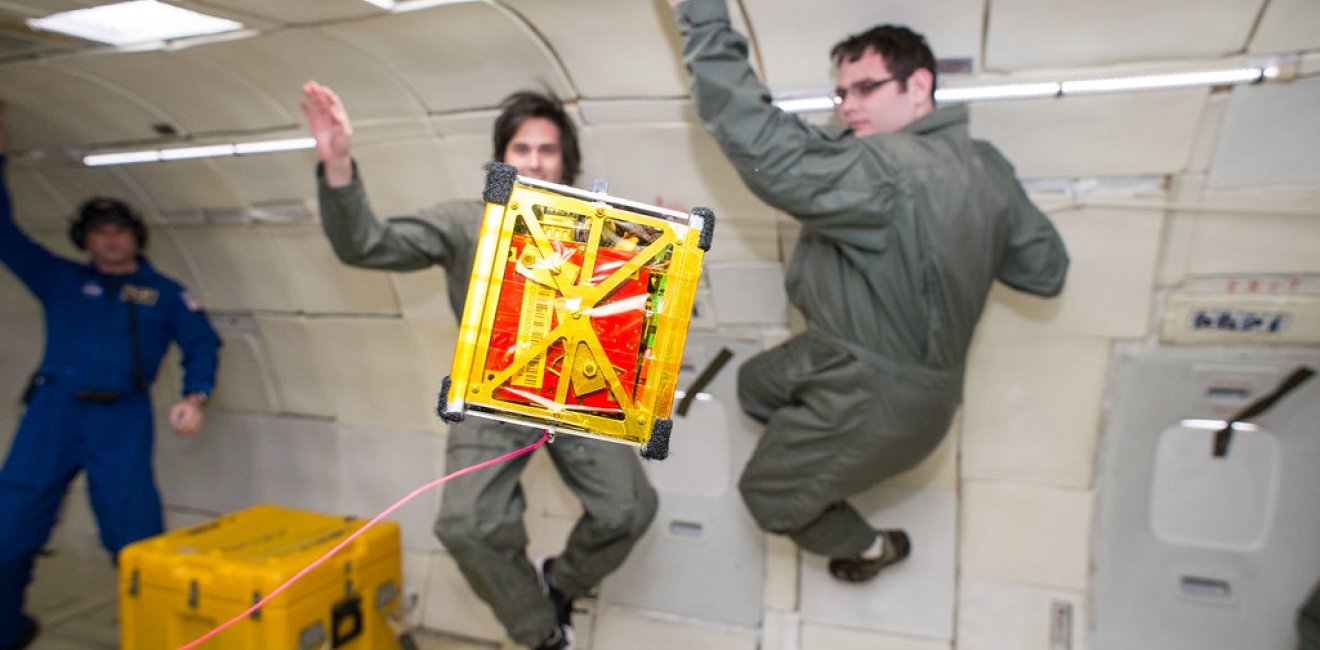 Testing a CubeSat Attitude Control System in Microgravity Conditions