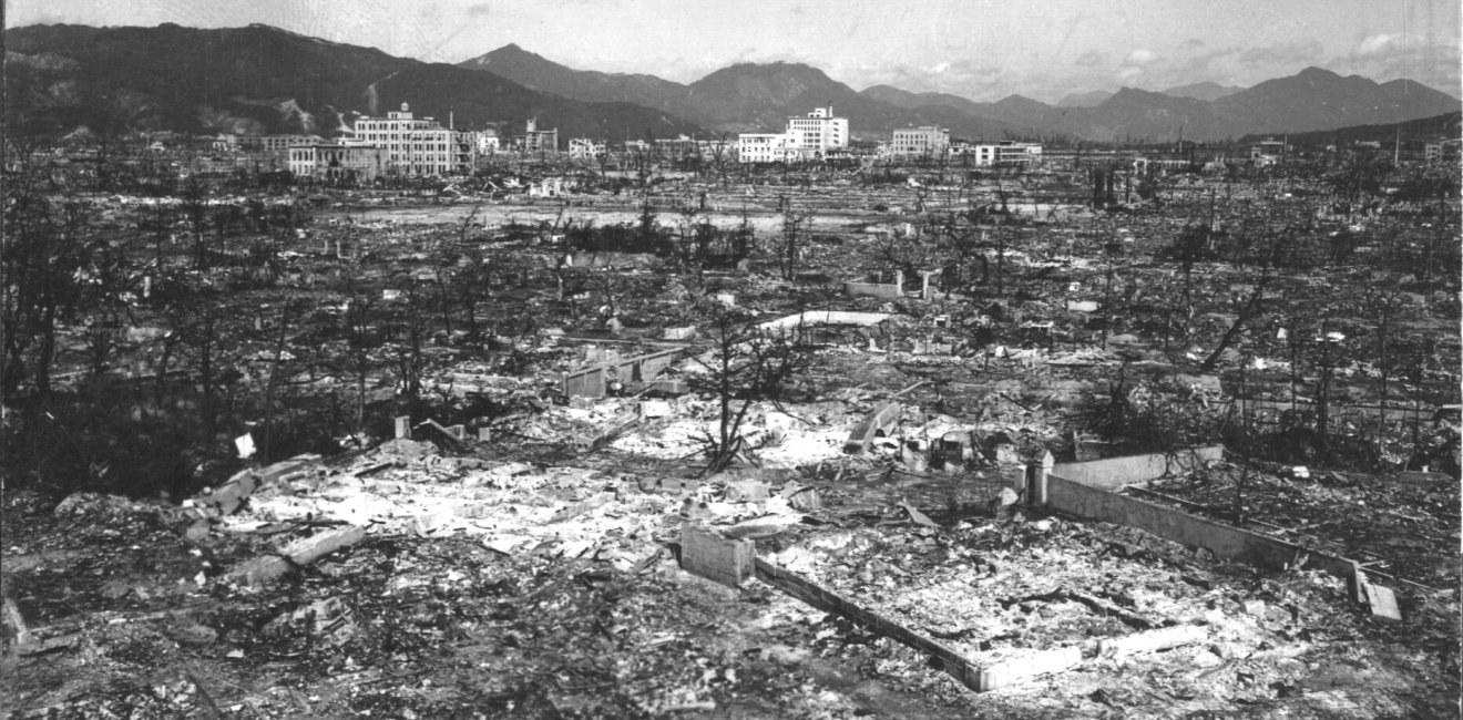 War Department Photograph of Hiroshima after Atomic Bomb