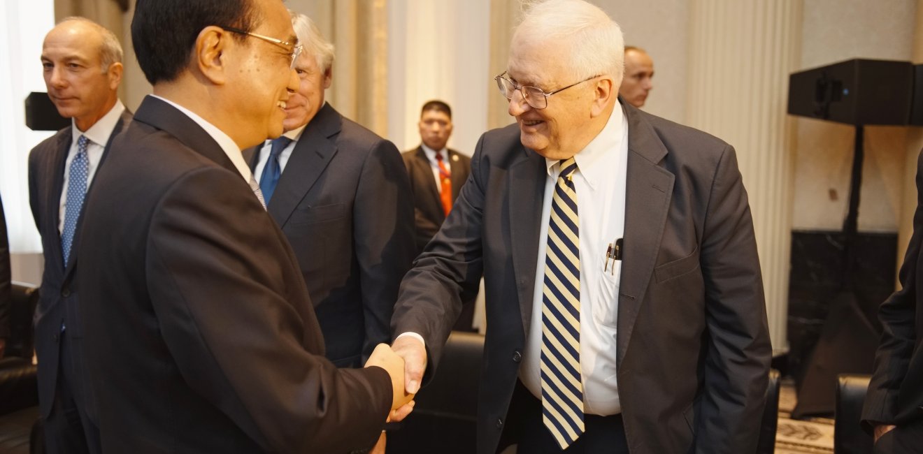 Amb. J Stapleton Roy and Premier Li Keqiang