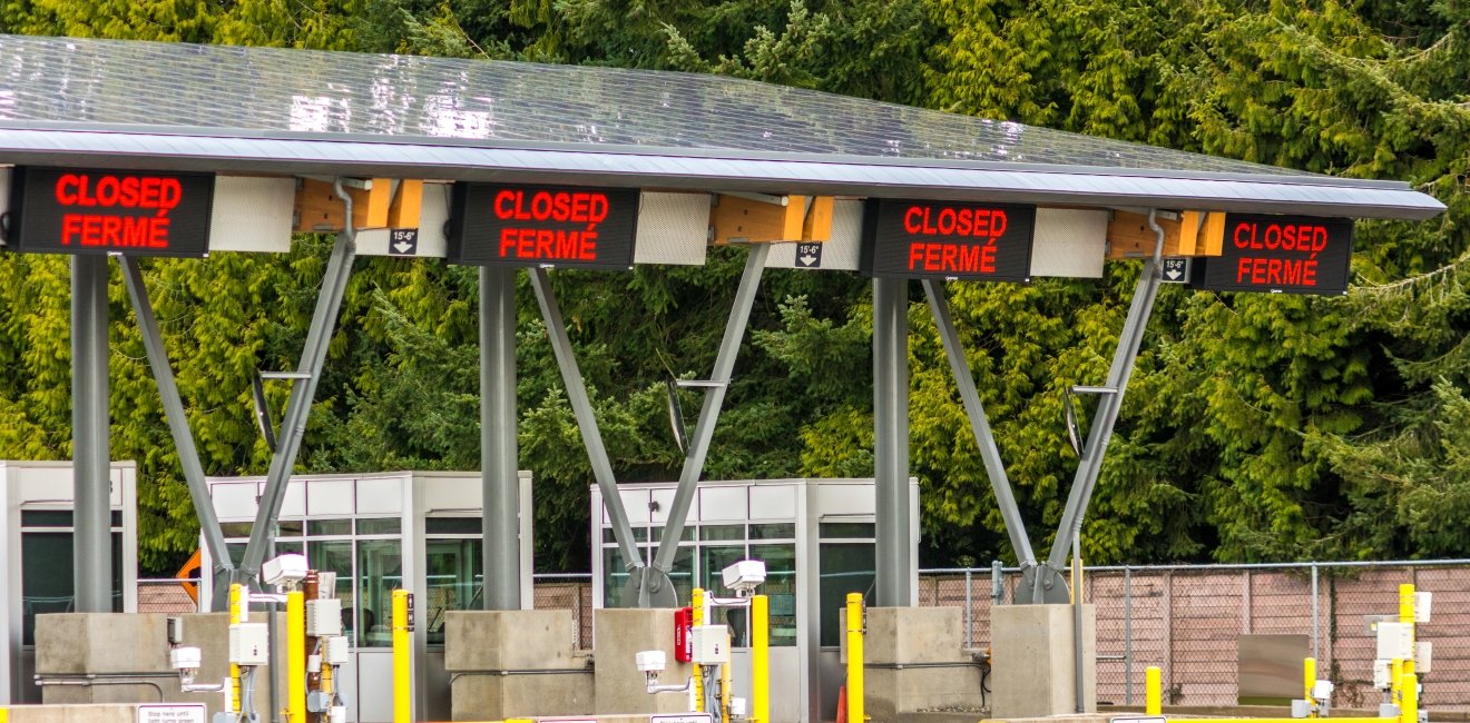 Closed U.S. Border Point of Entry 