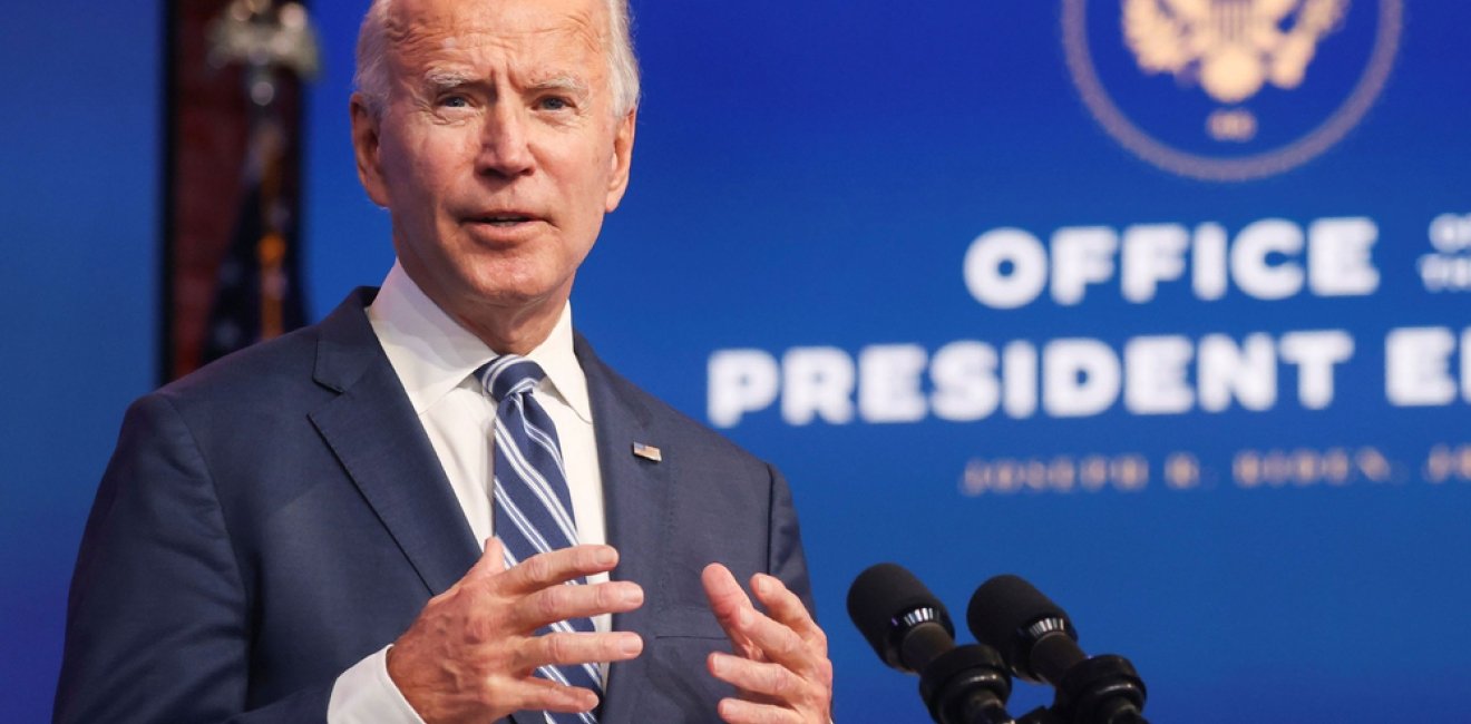 11/16/2020,USA:President-elect Joe Biden discusses defending the Affordable Care Act and his health care plans in an information convention,in Wilmington.