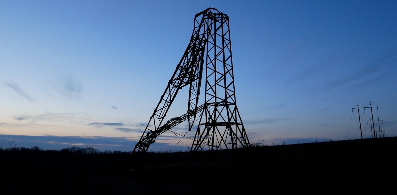 Power tower in Ukraine