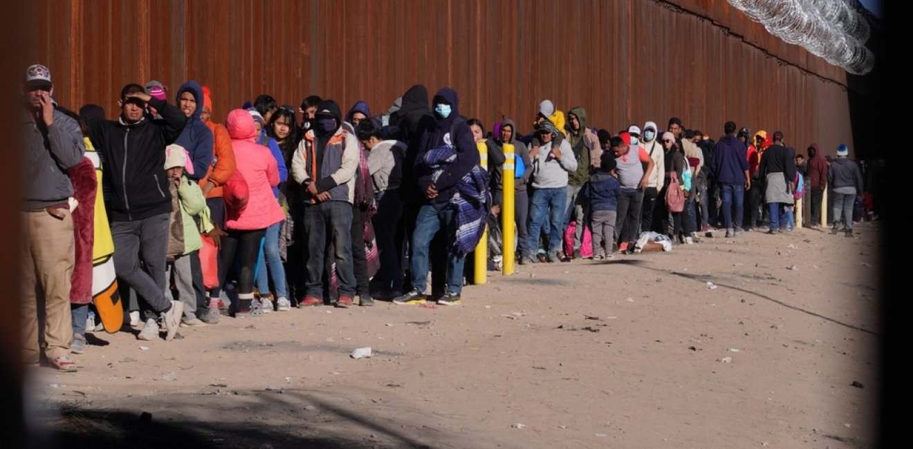 Thousands of migrants seek asylum at the U.S. - Mexico border.