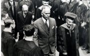 Secretary of State George Marshall at Harvard University