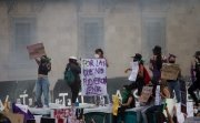 Women's protest "for those who could not be here" in Mexico