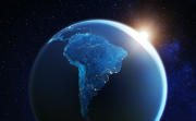 South America viewed from space