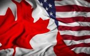 Canada and US flags