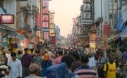 Paharganj market street in Delhi