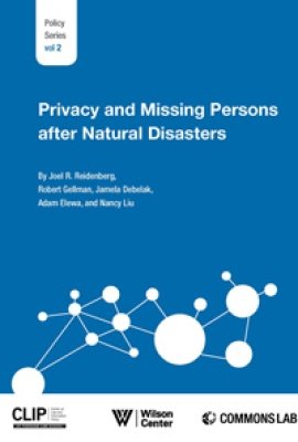 Privacy and Missing Persons after Natural Disasters