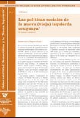 Las pol&#237;ticas sociales de la nueva (vieja) izquierda uruguaya