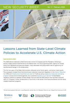 Lessons Learned from State-Level Climate Policies to Accelerate US Climate Action.