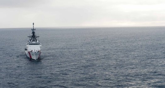 Photo of a ship at sea