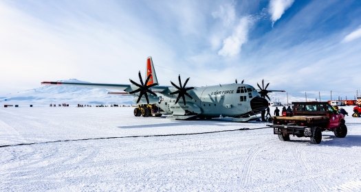 USAF aircraft in Antarctica