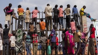 Children in an IDP Camp in Juba, South Sudan