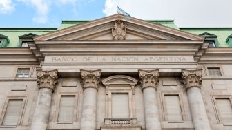 Exterior shot of Banco de la Nacion Argentina