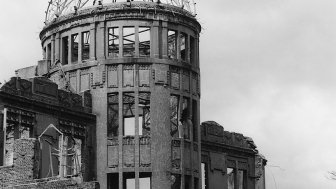 A-Bomb Dome, Hiroshima, Hiroshima Prefecture, Japan.