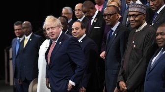 Prime Minister Boris Johnson attends the Africa Investment Summit