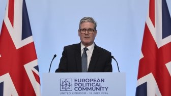 PM Starmer speaks at the UK-led European Political Community summit