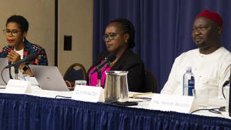 Panelists for the Interlinked Challenges: Food Security and Peace Session