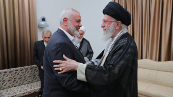 Haniyeh and Khamenei 2024