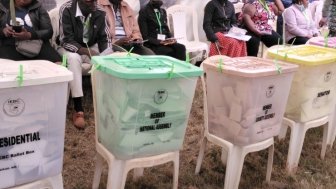 Observers in Kasarani Constituency during the General Election to elect the president, MPs, Senators, ward representatives and governors