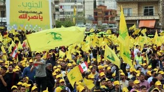 Hezbollah rally in southern Lebanon