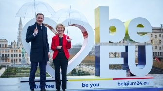 Alexander De Croo and Ursula von der Leyen 