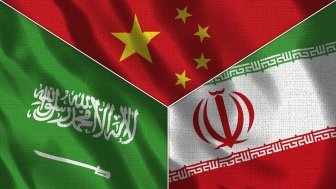 Saudi Iran China flag