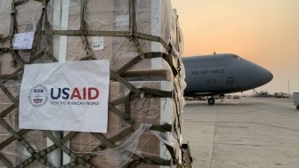 USAID plane