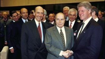 Heads of state from NATO members attend the 1994 Brussels summit