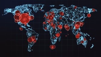 Hotspots on a global map