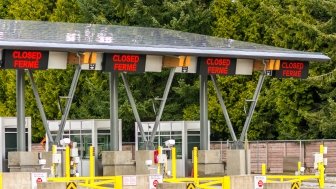 Closed U.S. Border Point of Entry 