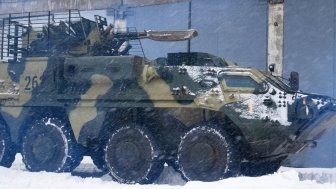 Ukrainian armored personnel carrier 