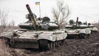 Ukrainian tanks