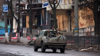 Ukrainian Soldiers in Bakhmut