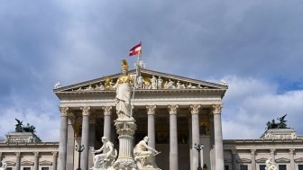 Image of the Austrian parliament in Vienna