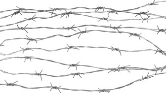 barbed wire