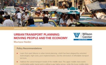 Pakistan's Urbanization-Urban Transport Planning: Moving People and the Economy