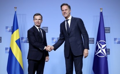 NATO Secretary General meets with the Prime Minister of Sweden