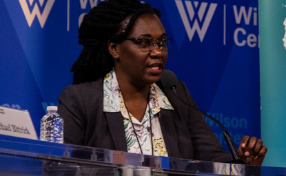 Dr. Florence Odiwuor speaks at her public SVNP event