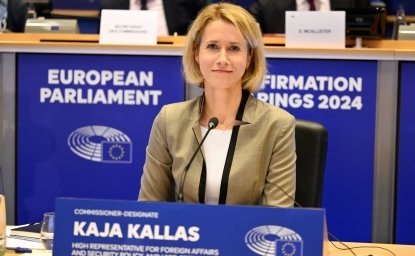 Kaja Kallas at her confirmation hearing for EU High representative of foreign and security affairs