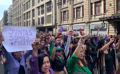 Protests in Mexico in March 2020