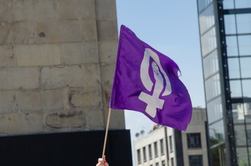 Feminist march against gender violence, March 8 in Mexico thousands of women protest in the streets 