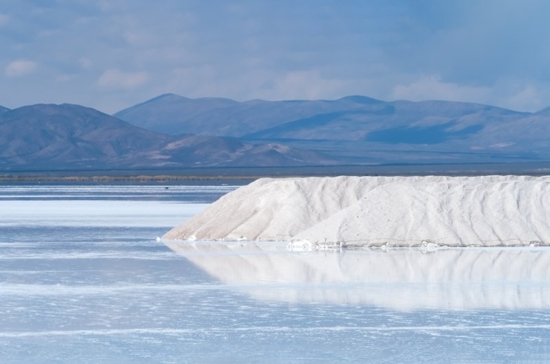 Salinas Grandes, a salt flat in Jujuy and Salta, Argentina. 