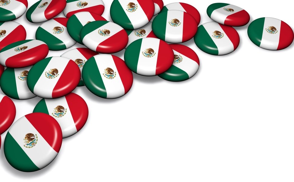 Mexico buttons