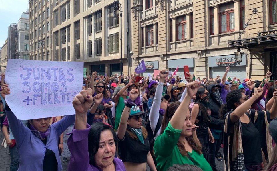 Protests in Mexico in March 2020