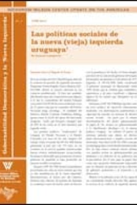 Las pol&#237;ticas sociales de la nueva (vieja) izquierda uruguaya