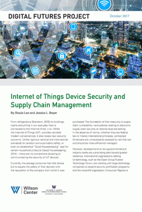 Internet of Things Device Security and Supply Chain Management