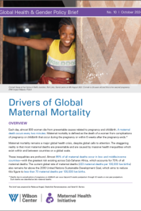 Page 1 of MHI Maternal Mortality Policy Brief